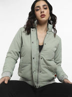 Windcheater Quilted Bomber Jacket