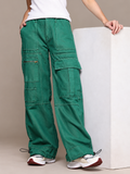 Women Wide Leg Mid-Rise Jeans