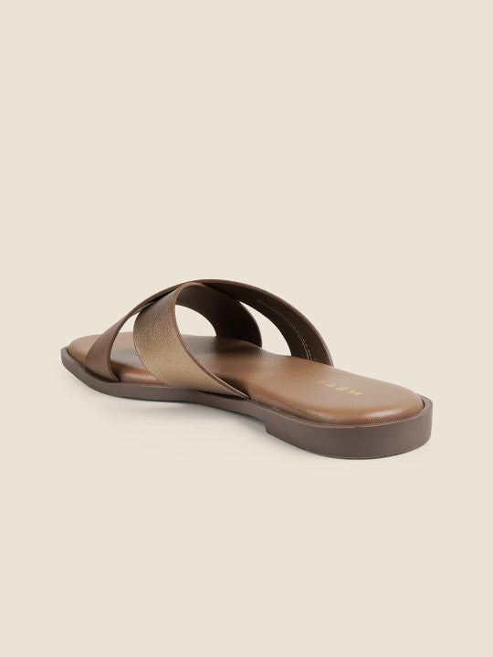 Women Gladiators Flats