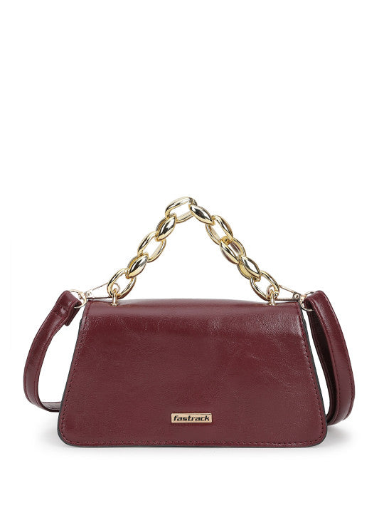 Detachable Strap Structured Sling Bag