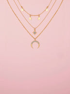 Gold-Plated Layered Necklace
