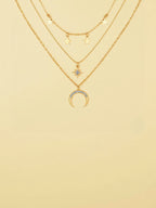 Gold-Plated Layered Necklace