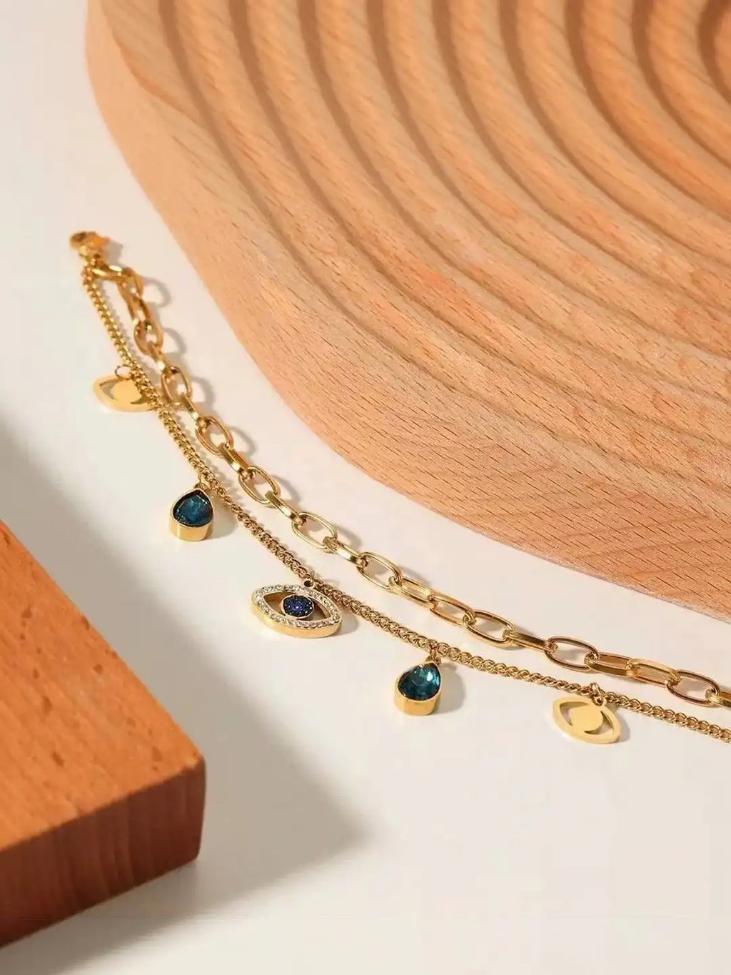 Women Gold-Plated Charm Bracelet