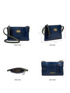 Teresa Animal Textured Leather Structured Sling Bag