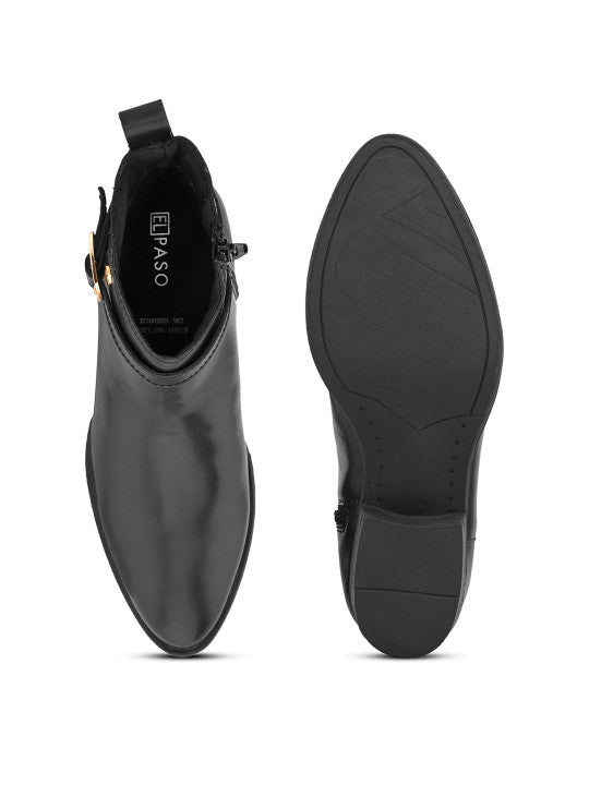 Women Casual Round Toe Mid-Top Chelsea Boots