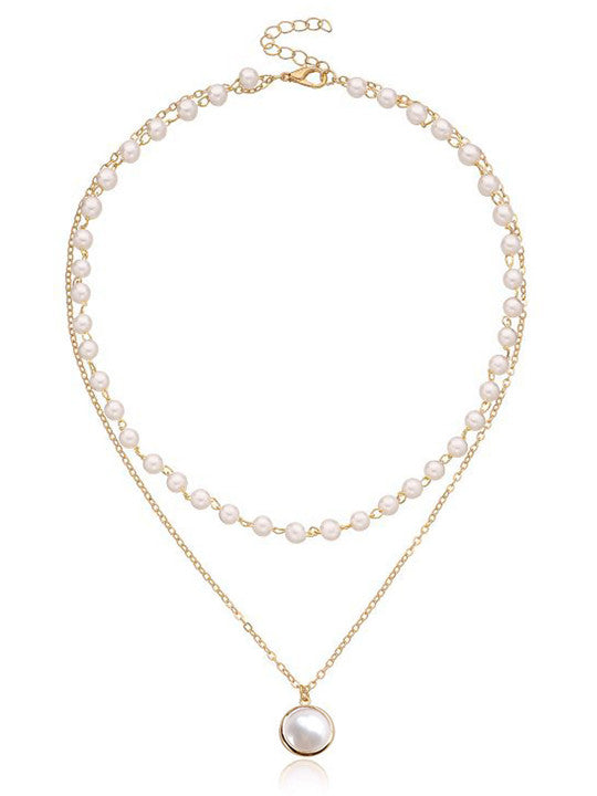 Rose Gold Plated Pearl Chain