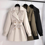 Janice Luxe Short Trenchcoat