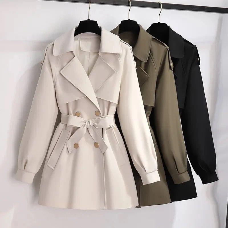 Janice Luxe Short Trenchcoat