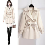 Janice Luxe Short Trenchcoat