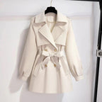 Janice Luxe Short Trenchcoat