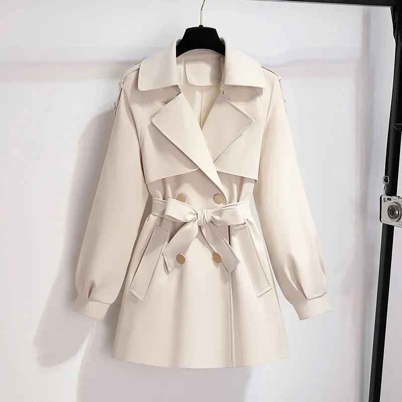 Janice Luxe Short Trenchcoat