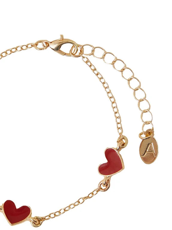 Gold-Toned Charm Bracelet