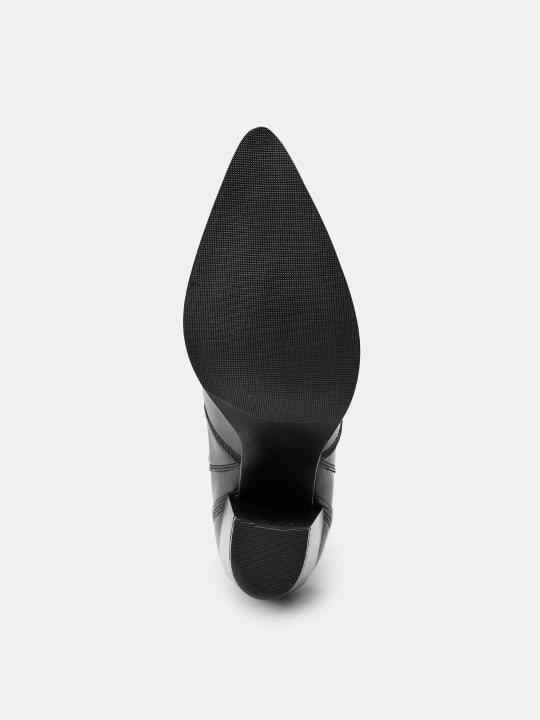 The Life Co. Women Pointed Toe Block Heel Boots