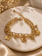 Women Gold-Plated Charm Bracelet