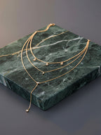 Gold-Plated Layered Necklace