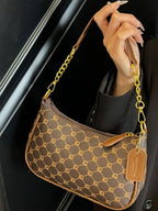 Geometric Printed Structured Sling Bag