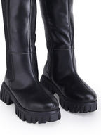 Women Blocked Heeled Boots