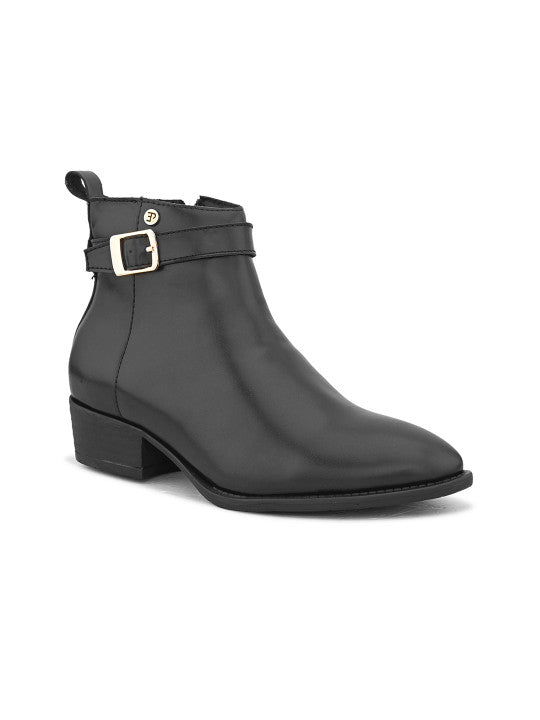 Women Casual Round Toe Mid-Top Chelsea Boots
