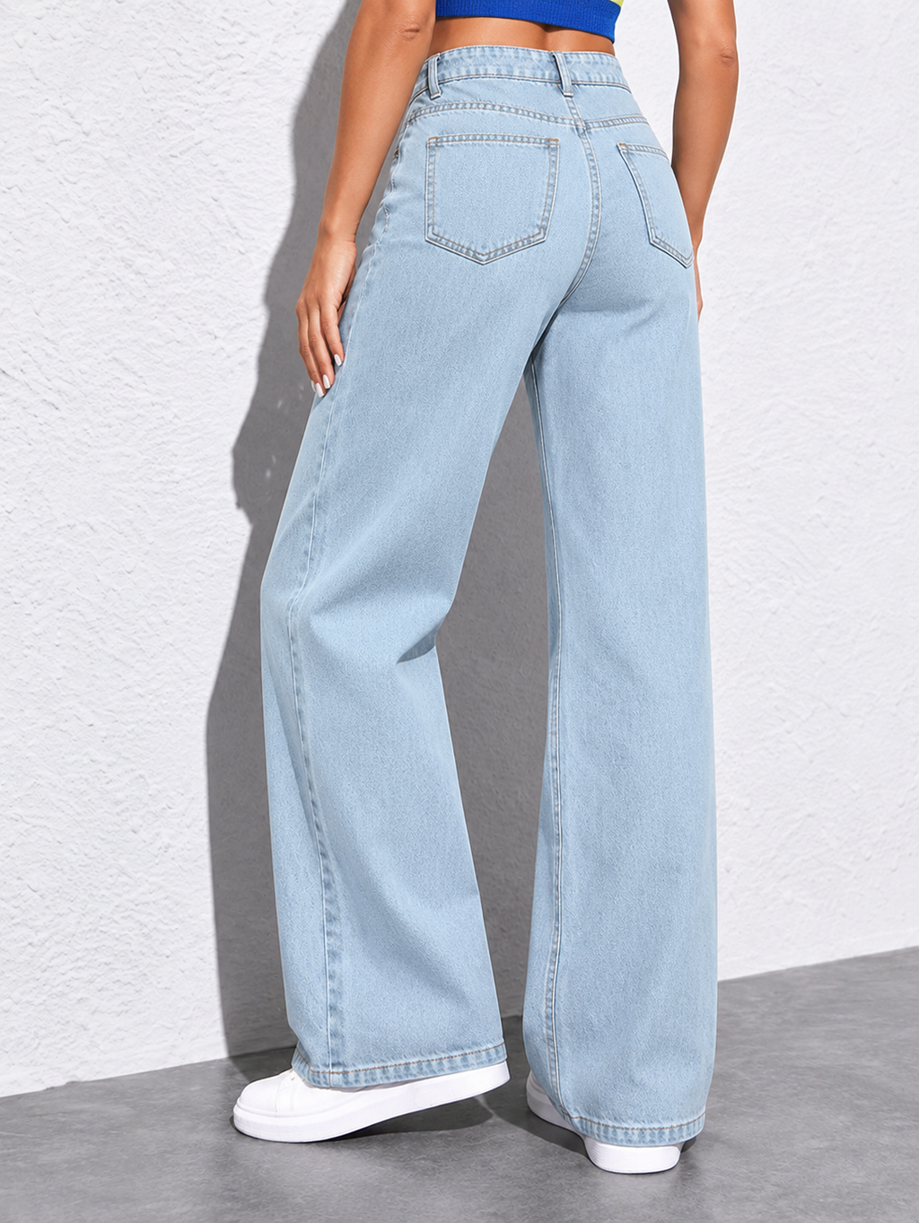 Women Jean Straight Fit High-Rise Stretchable Jeans