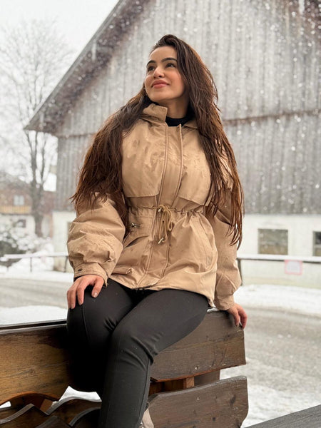 Margot Warm Fleece Lined Parka Jacket