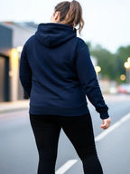 Women Printed Hooded Sweatshirt