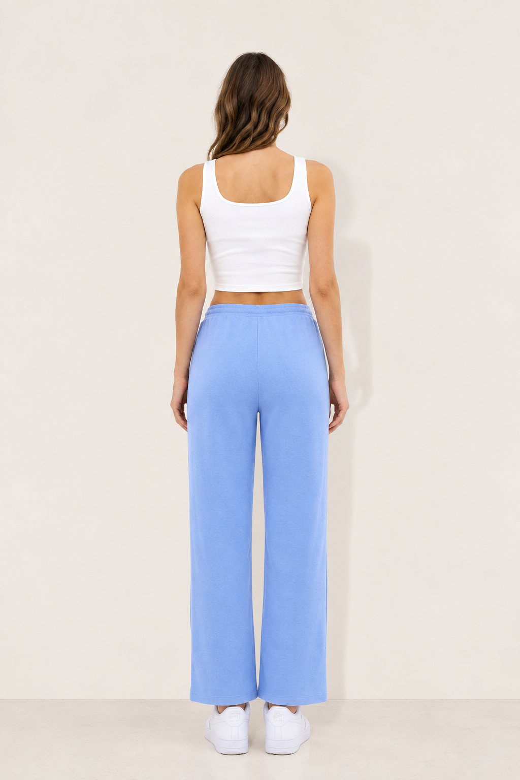 Women Flared High-Rise Trousers