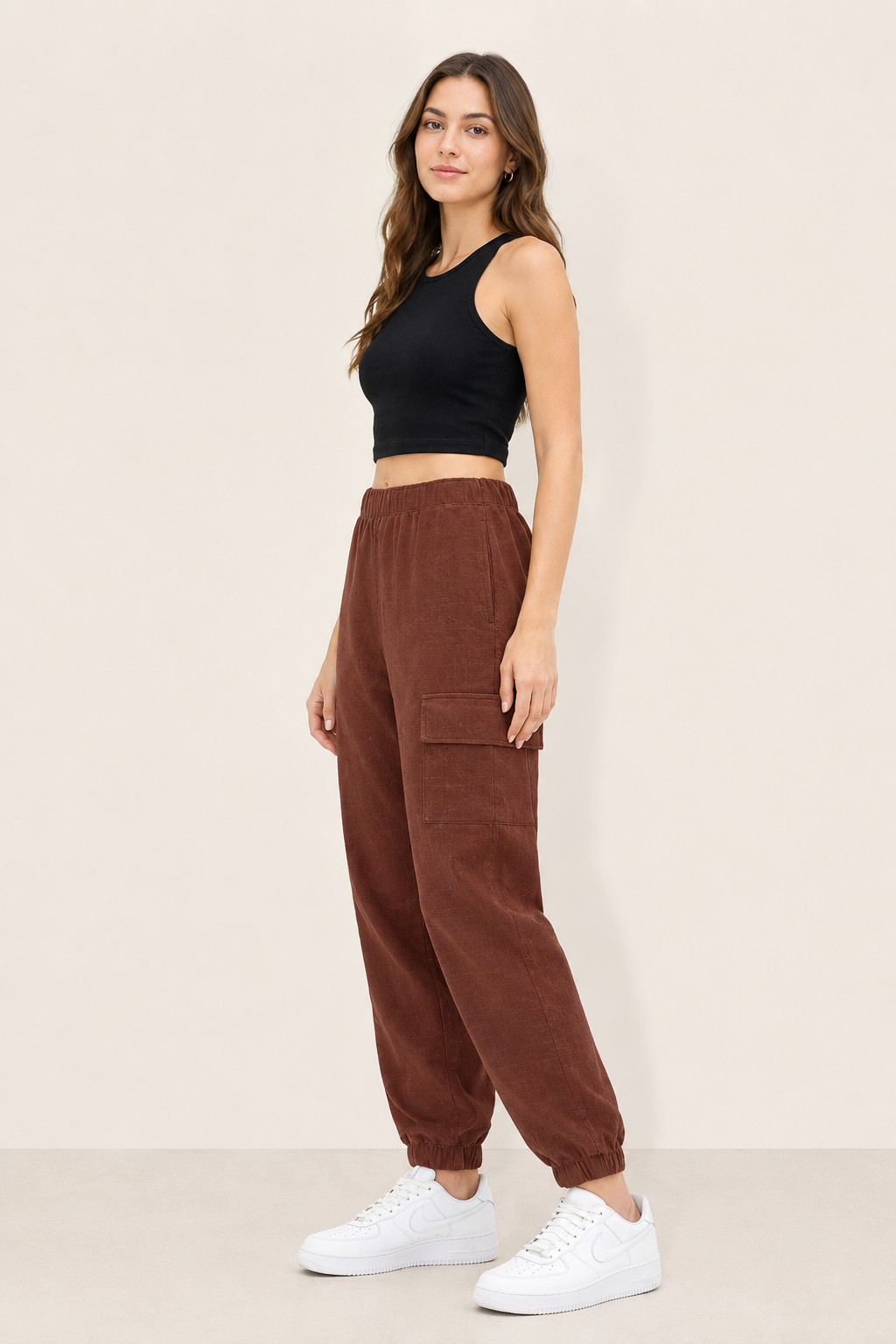 Women High-Rise Trousers