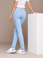 Women Slim Fit Mid-Rise Light Fade Stretchable Jeans