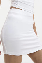 White Solid Under Skirt