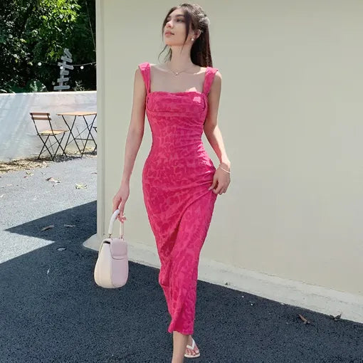 Textured Sleeveless Mini Dress