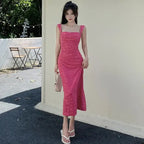 Textured Sleeveless Mini Dress