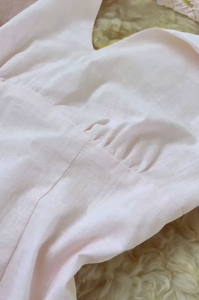 Light Pink Halter Neck Mini Dress