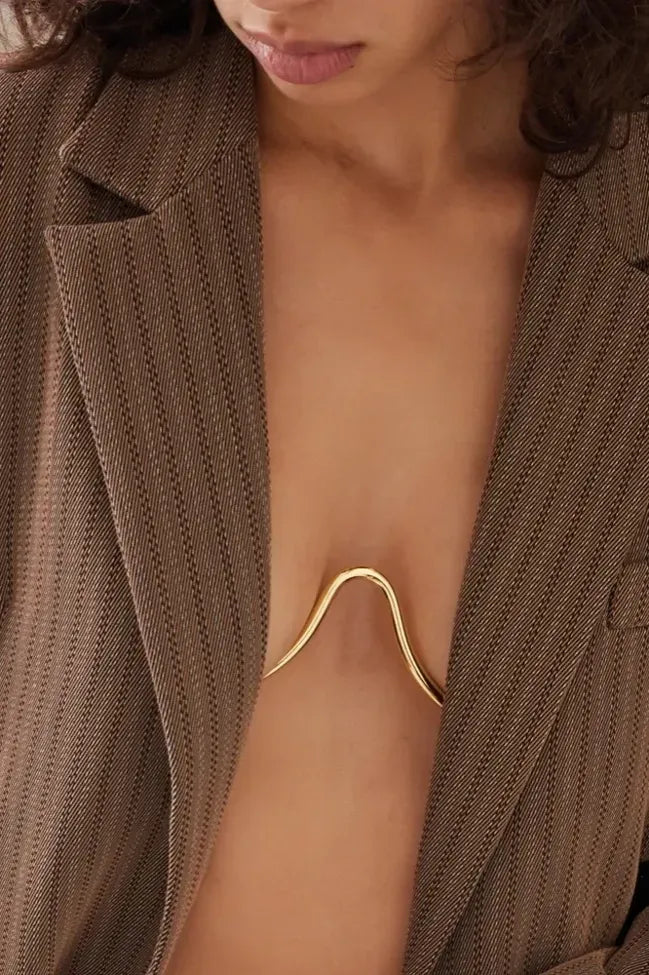 Golden Statement Body-Chain