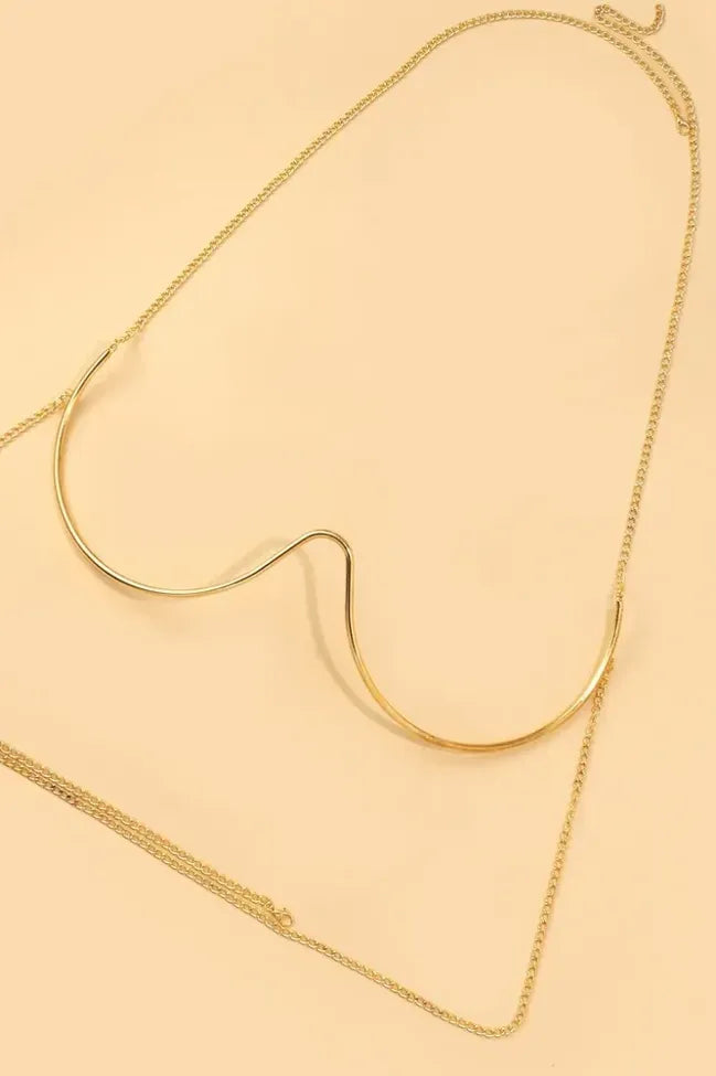 Golden Statement Body-Chain