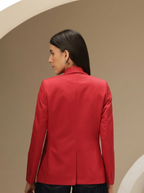 Shawl Collar Single Breasted Coat with Vent
