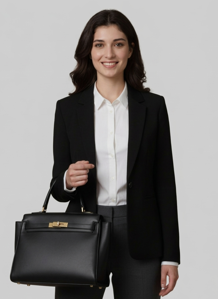 Notched Lapel Single-Breasted Casual Blazers