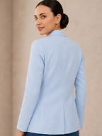 Notched Lapel Single-Breasted Casual Blazers