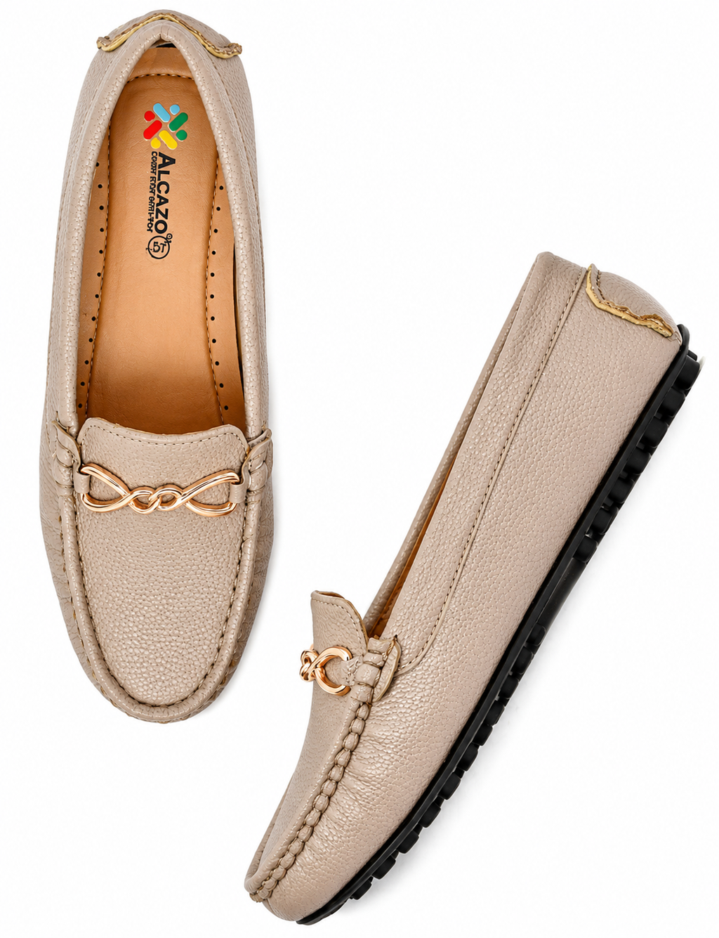 Women Textured Loafers