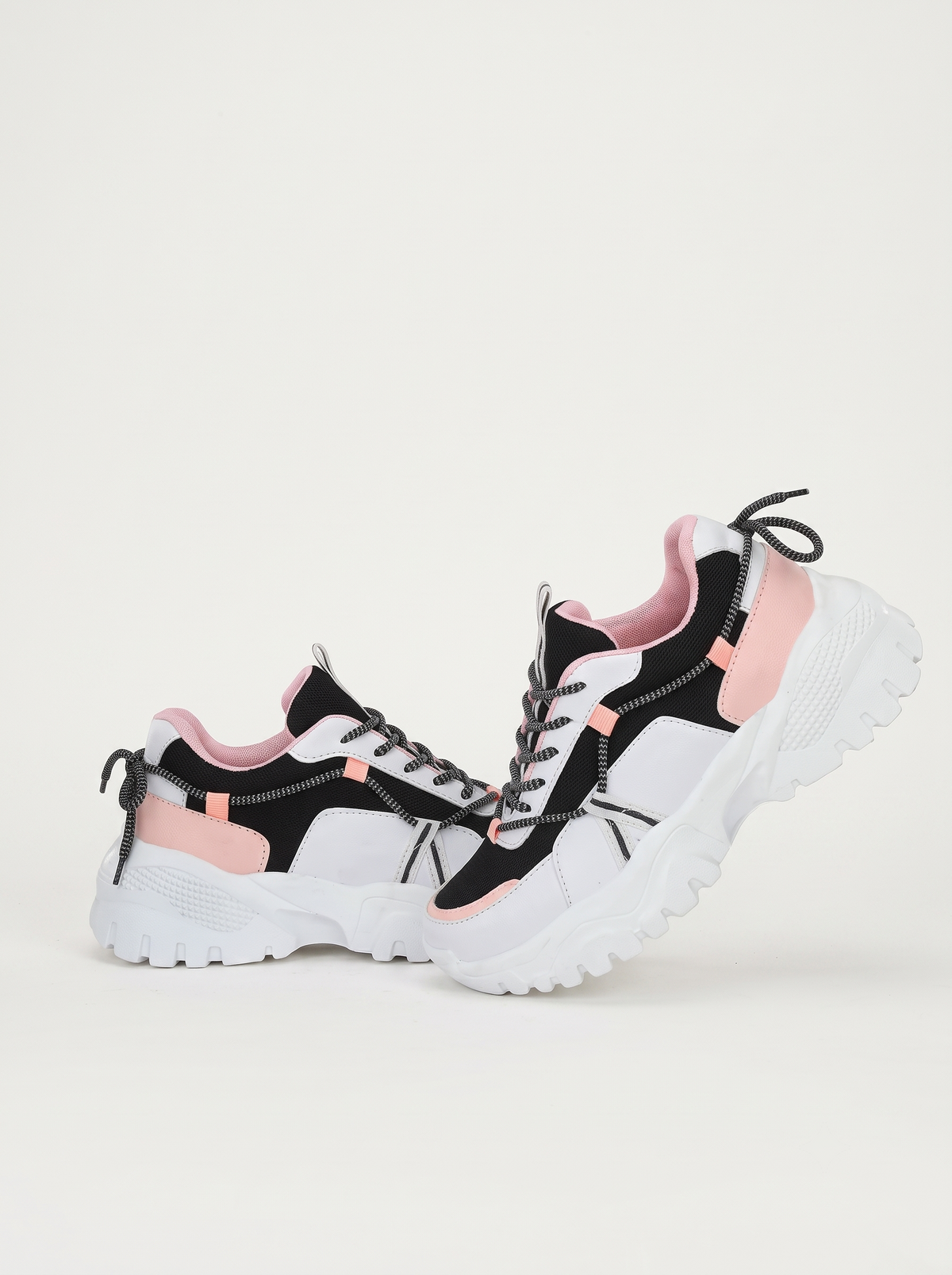 Women Pink Colourblocked Sneakers