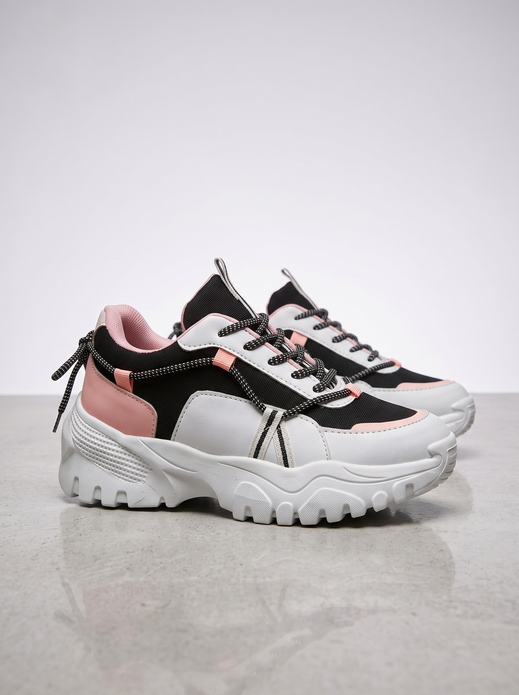 Women Pink Colourblocked Sneakers