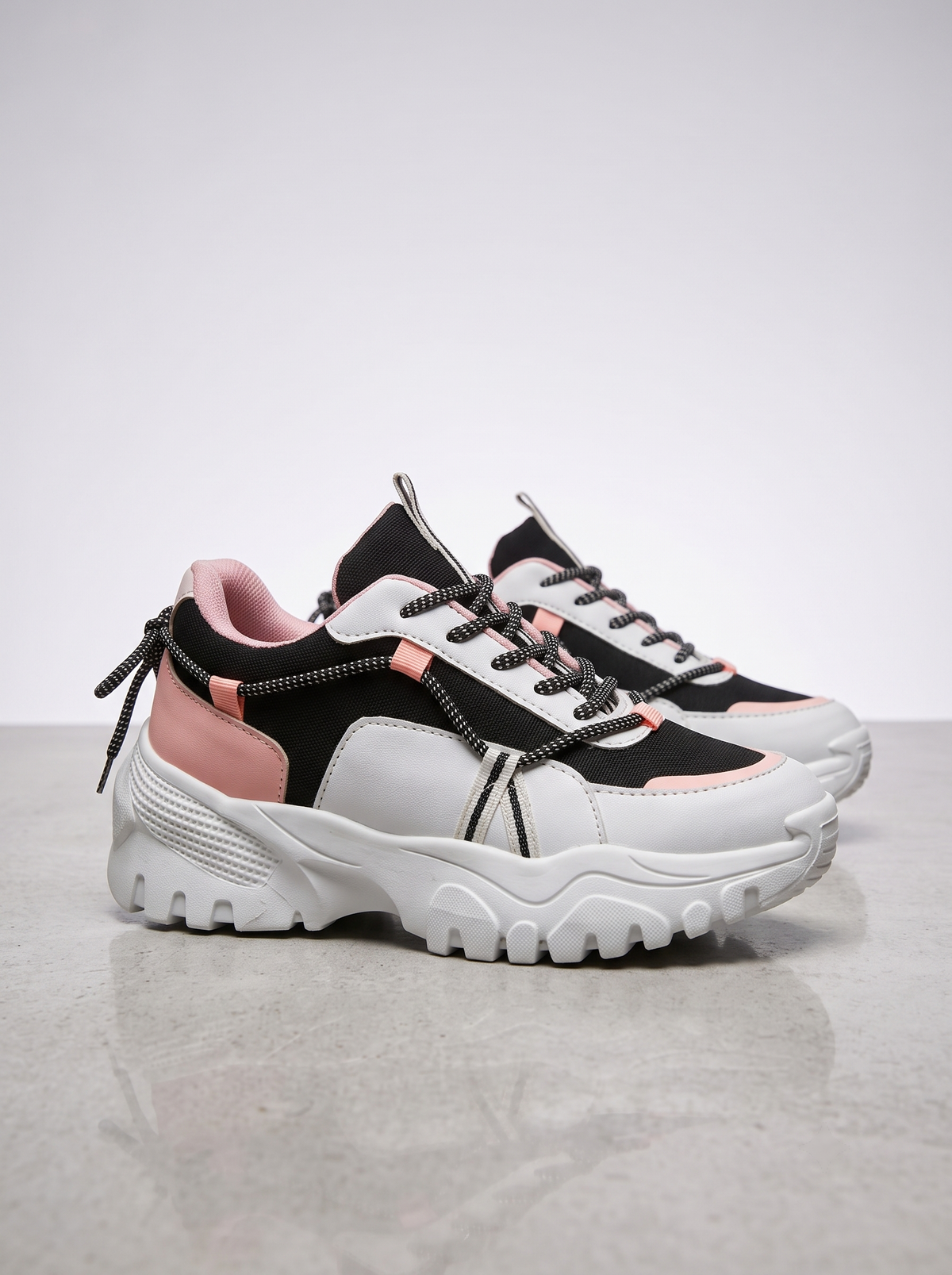 Women Pink Colourblocked Sneakers