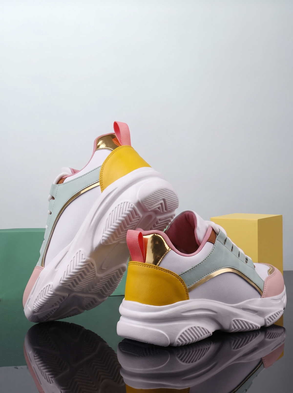 Women Colourblocked Sneakers