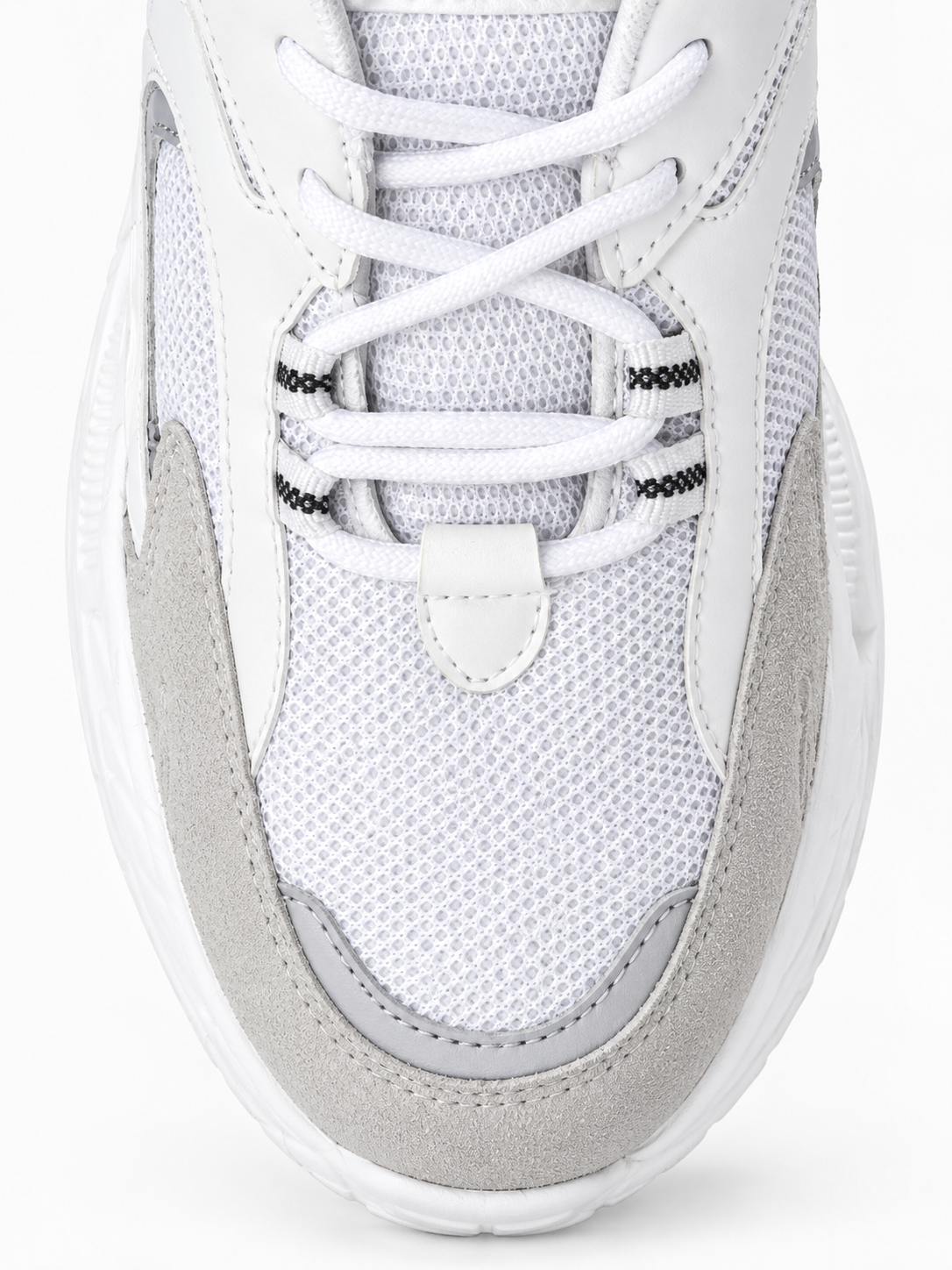 Women Lace-Up Chunky Sole Sneakers