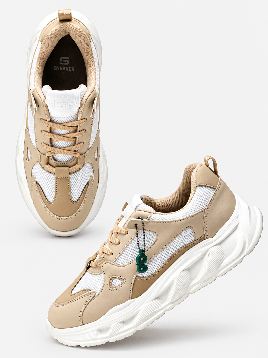 Women Colourblocked Chunky Sole Sneakers