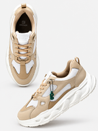Women Colourblocked Chunky Sole Sneakers