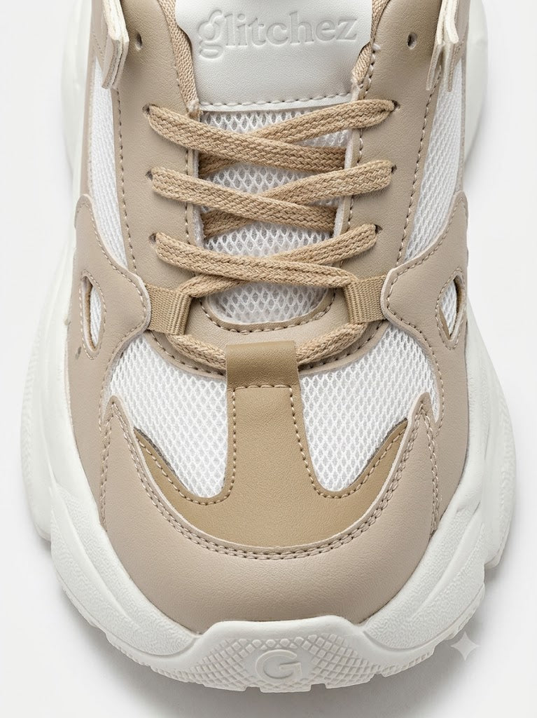 Women Colourblocked Chunky Sole Sneakers
