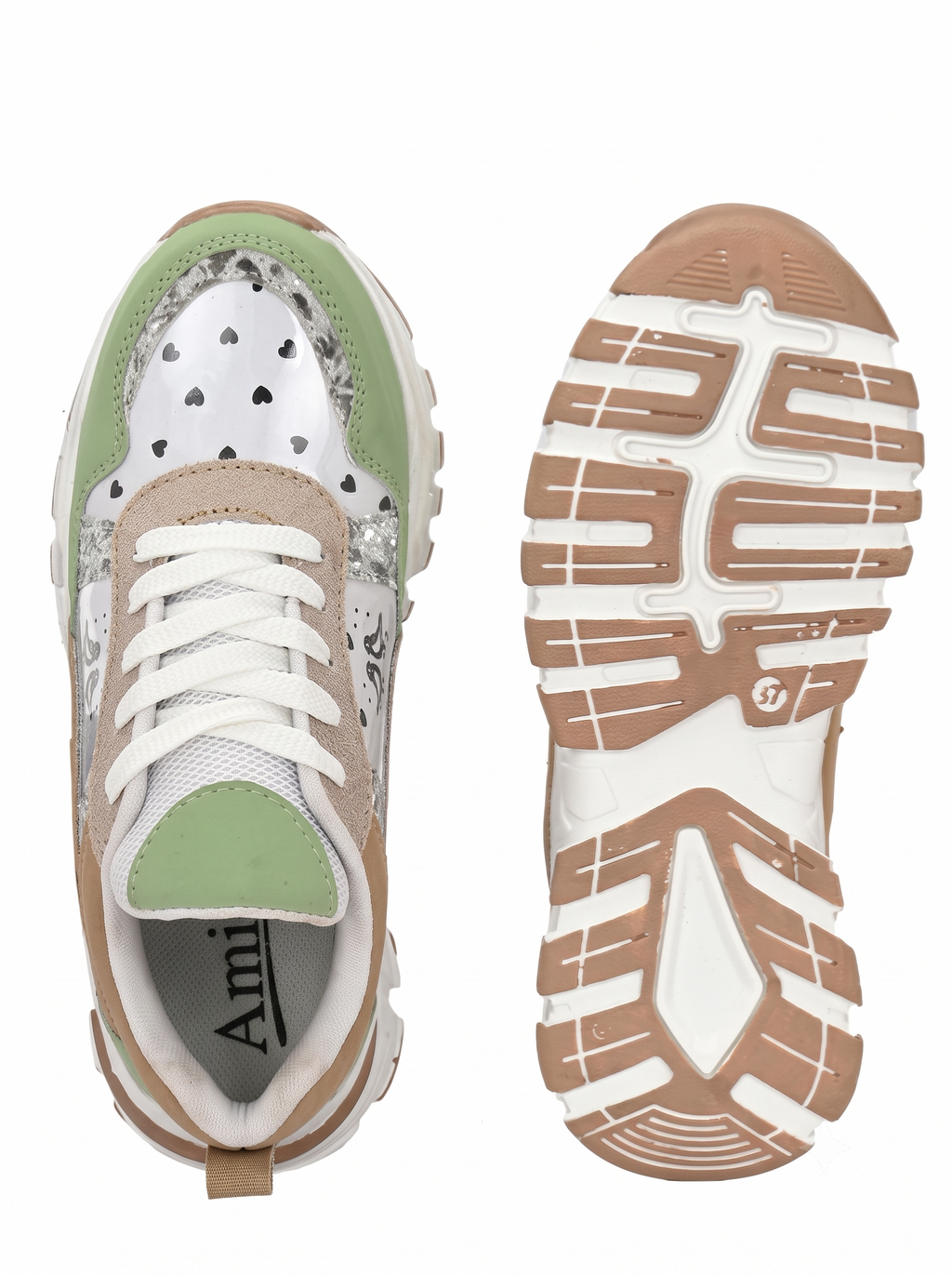 Women Colourblocked Lace-Up Casual Sneakers