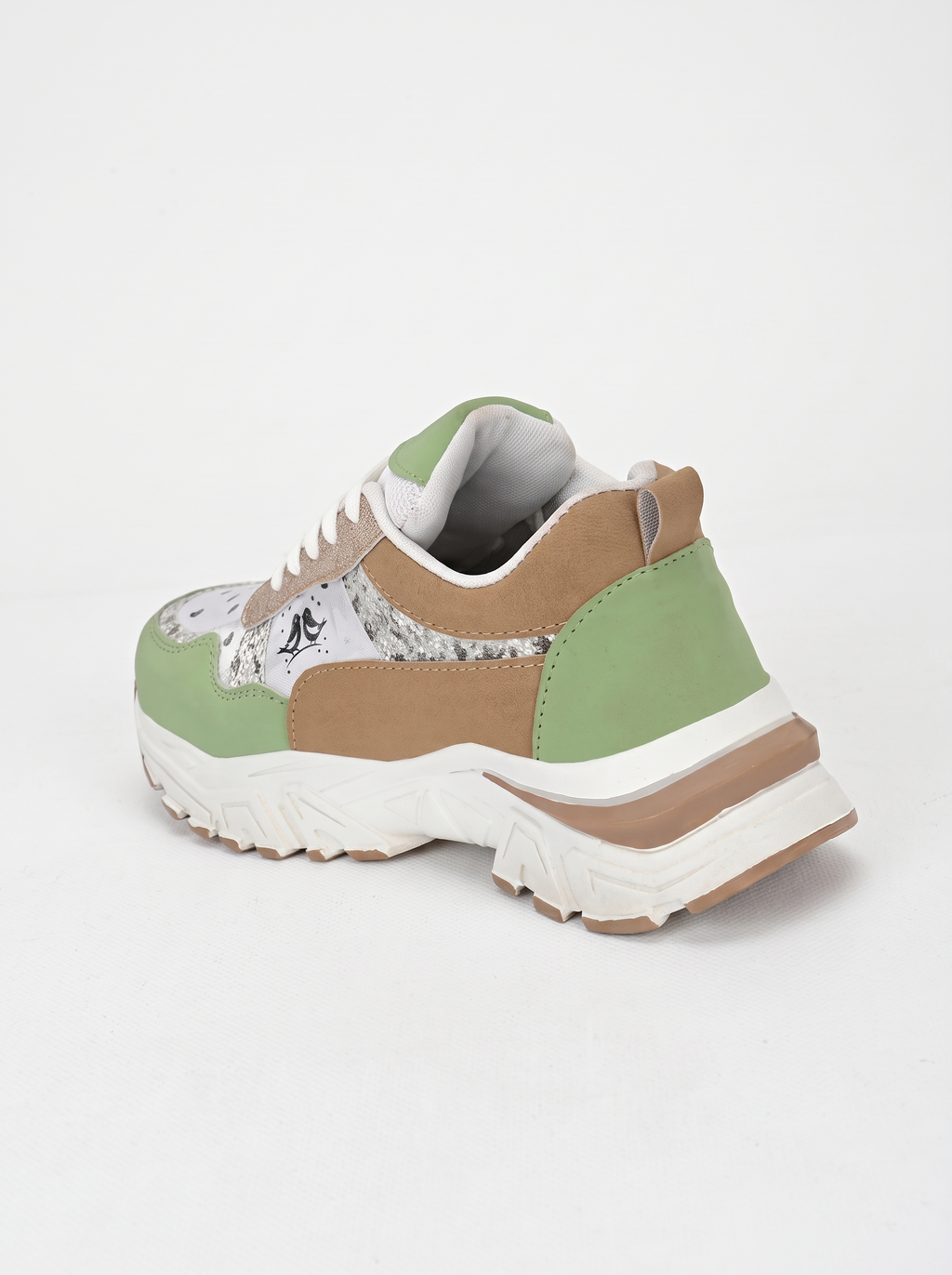 Women Colourblocked Lace-Up Casual Sneakers