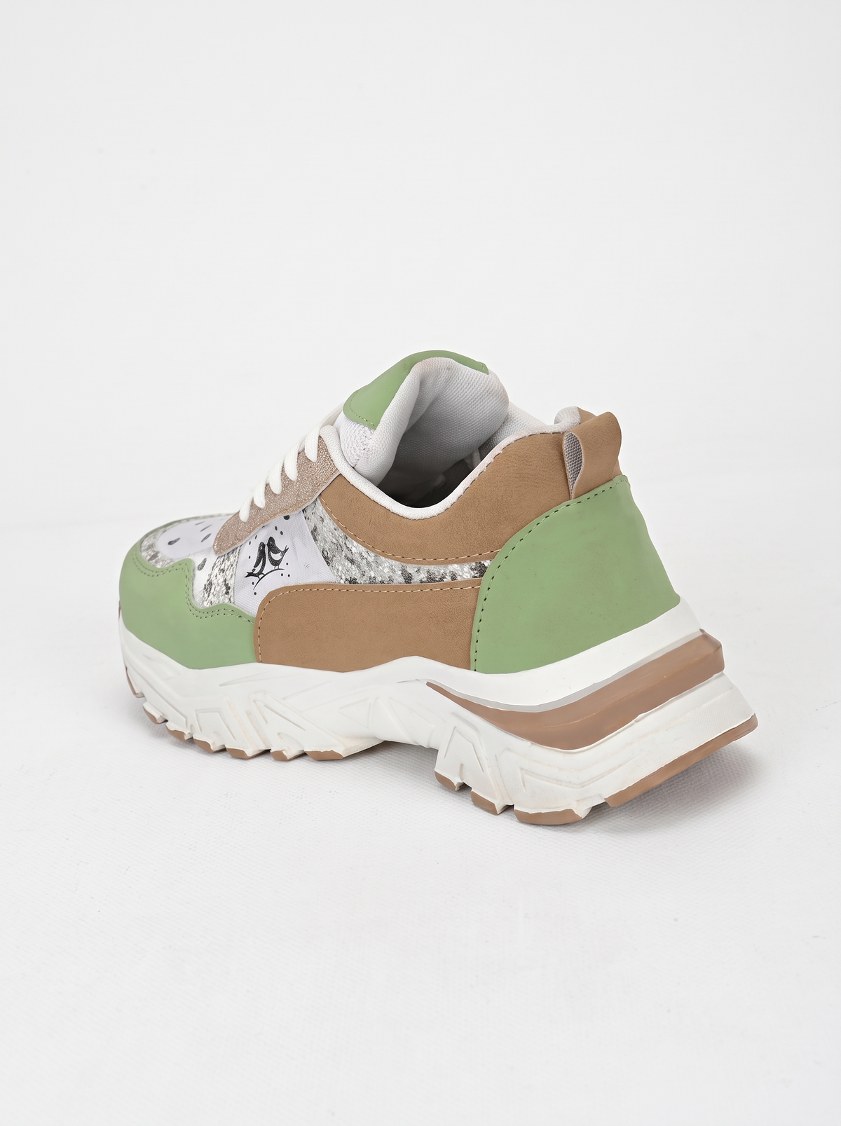 Women Colourblocked Lace-Up Casual Sneakers
