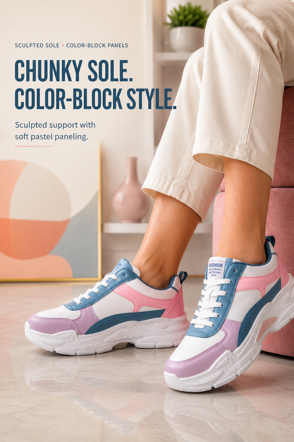 Women Colourblocked Sneakers